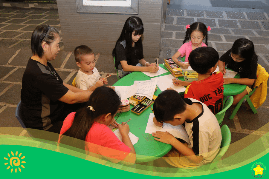 Giờ Học Thực Hành Làm Sư Tử Giấy (lớp Sj1.ae16)