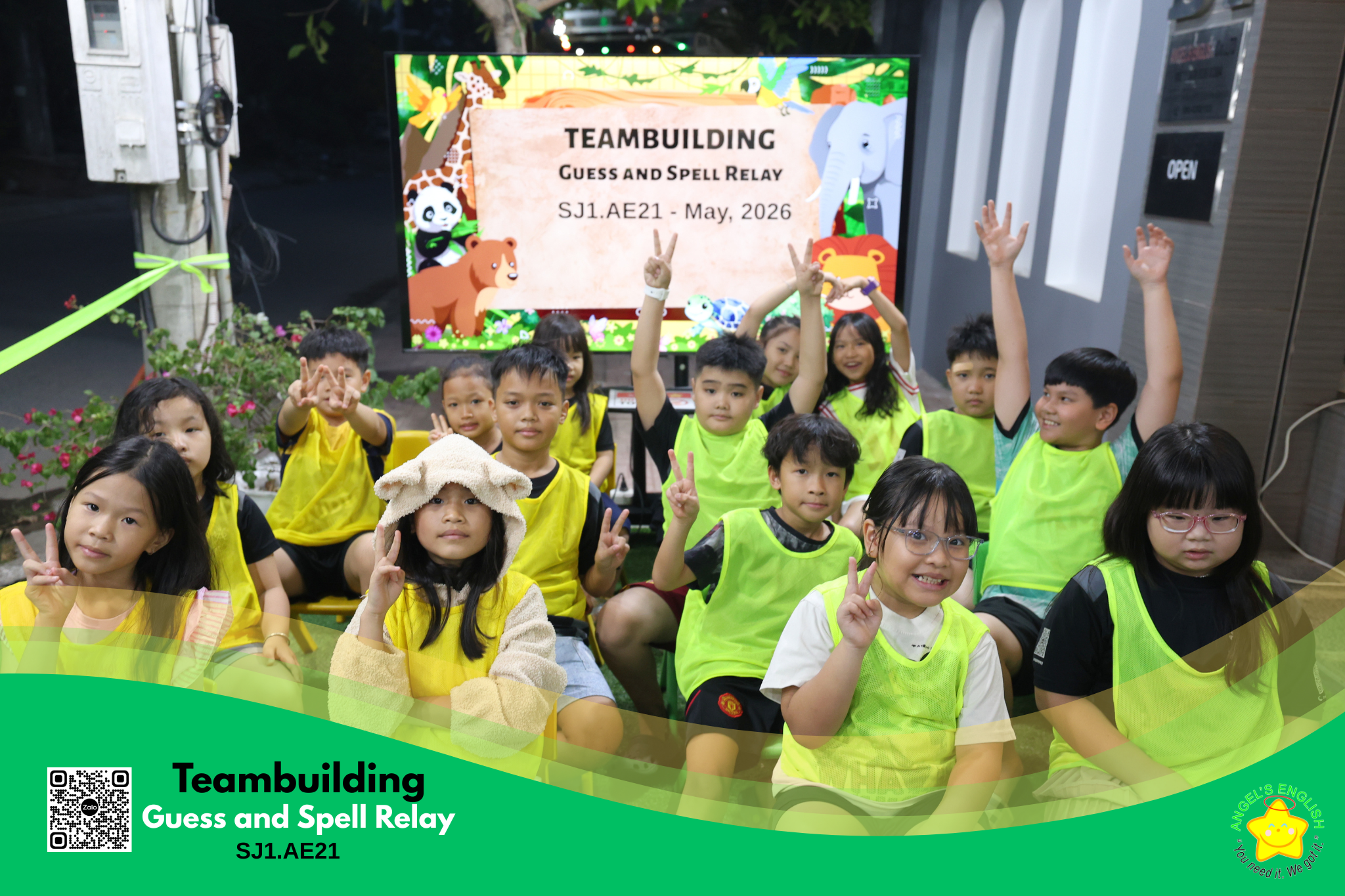 TEAMBUILDING GUESS, SPELL & RELAY LỚP SJ1.AE21 | 08/05/2026