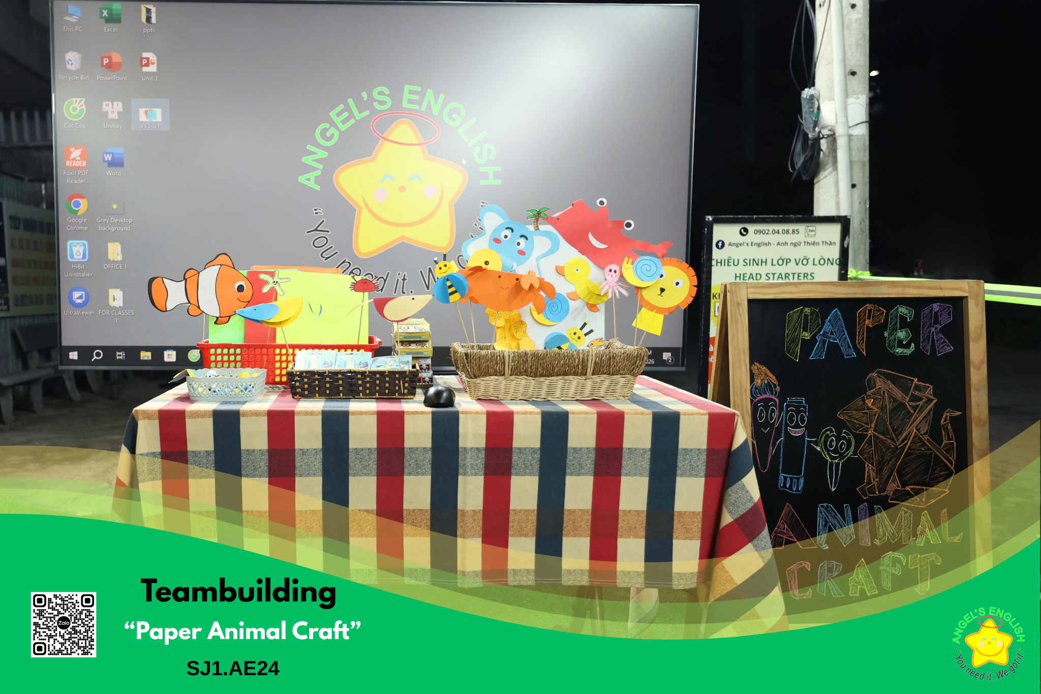 TEAMBUILDING PAPER ANIMAL CRAFT – SJ1.AE24 | 25/06/2026