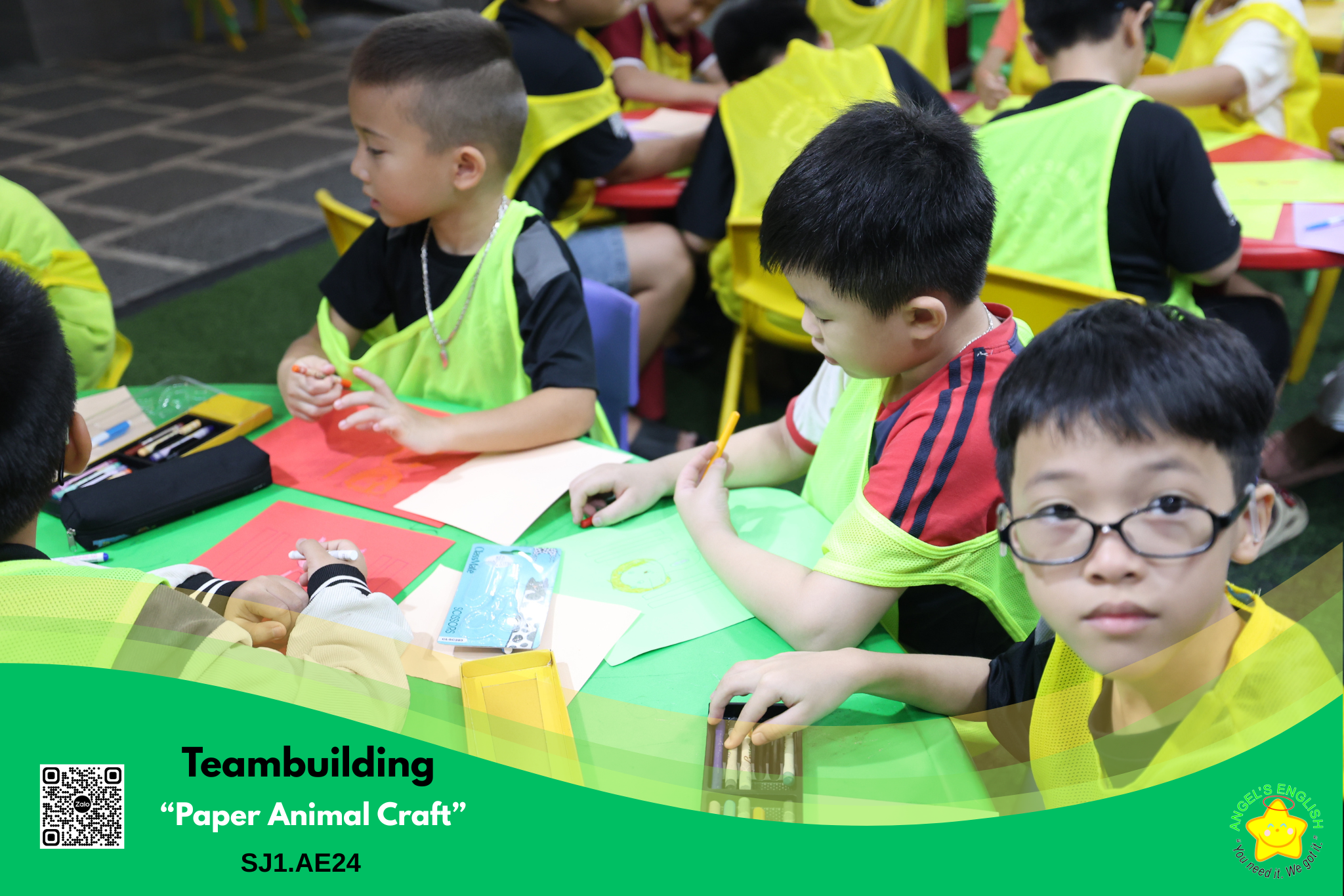 TEAMBUILDING PAPER ANIMAL CRAFT – SJ1.AE24 | 25/06/2026