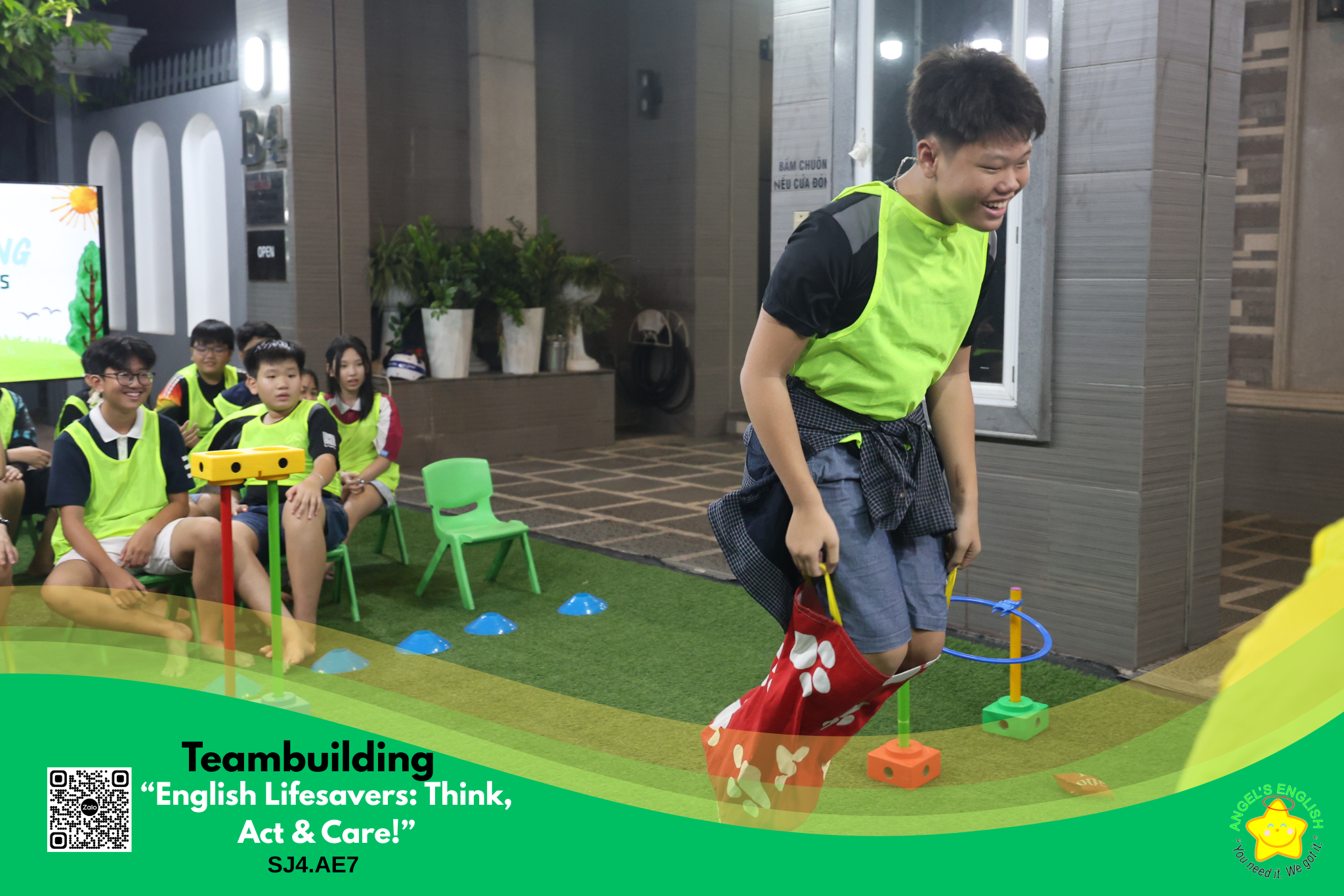 TEAMBUILDING ” ENGLISH LIFESAVERS: THINK, ACT & CARE! ” – SJ4.AE7 | 05/06/2026
