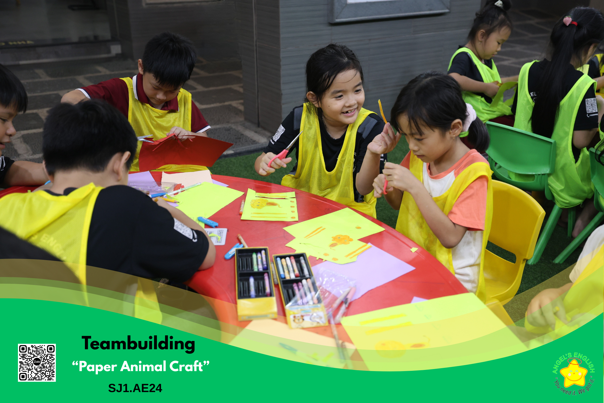 TEAMBUILDING PAPER ANIMAL CRAFT – SJ1.AE24 | 25/06/2026