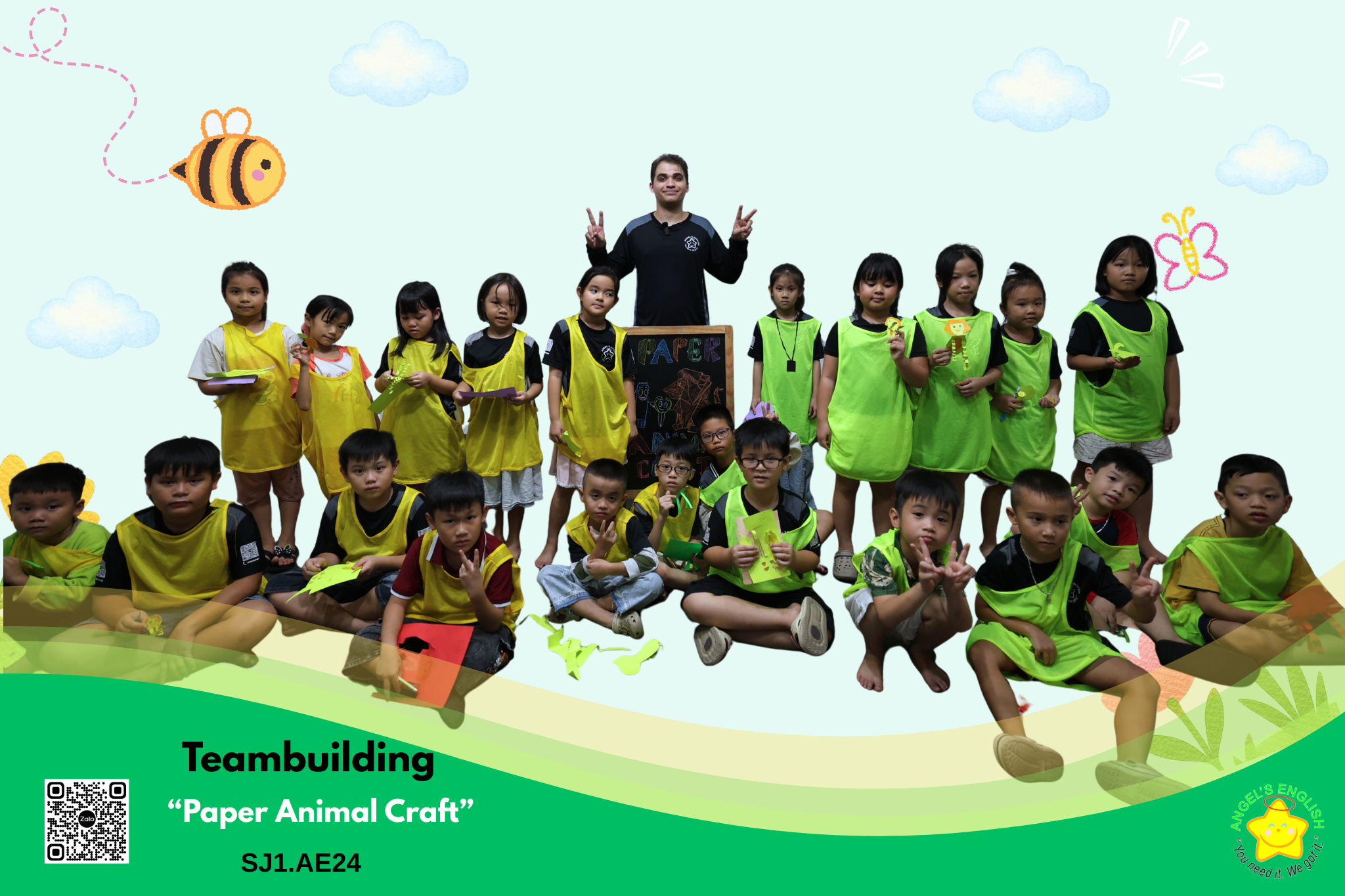 TEAMBUILDING PAPER ANIMAL CRAFT – SJ1.AE24 | 25/06/2026