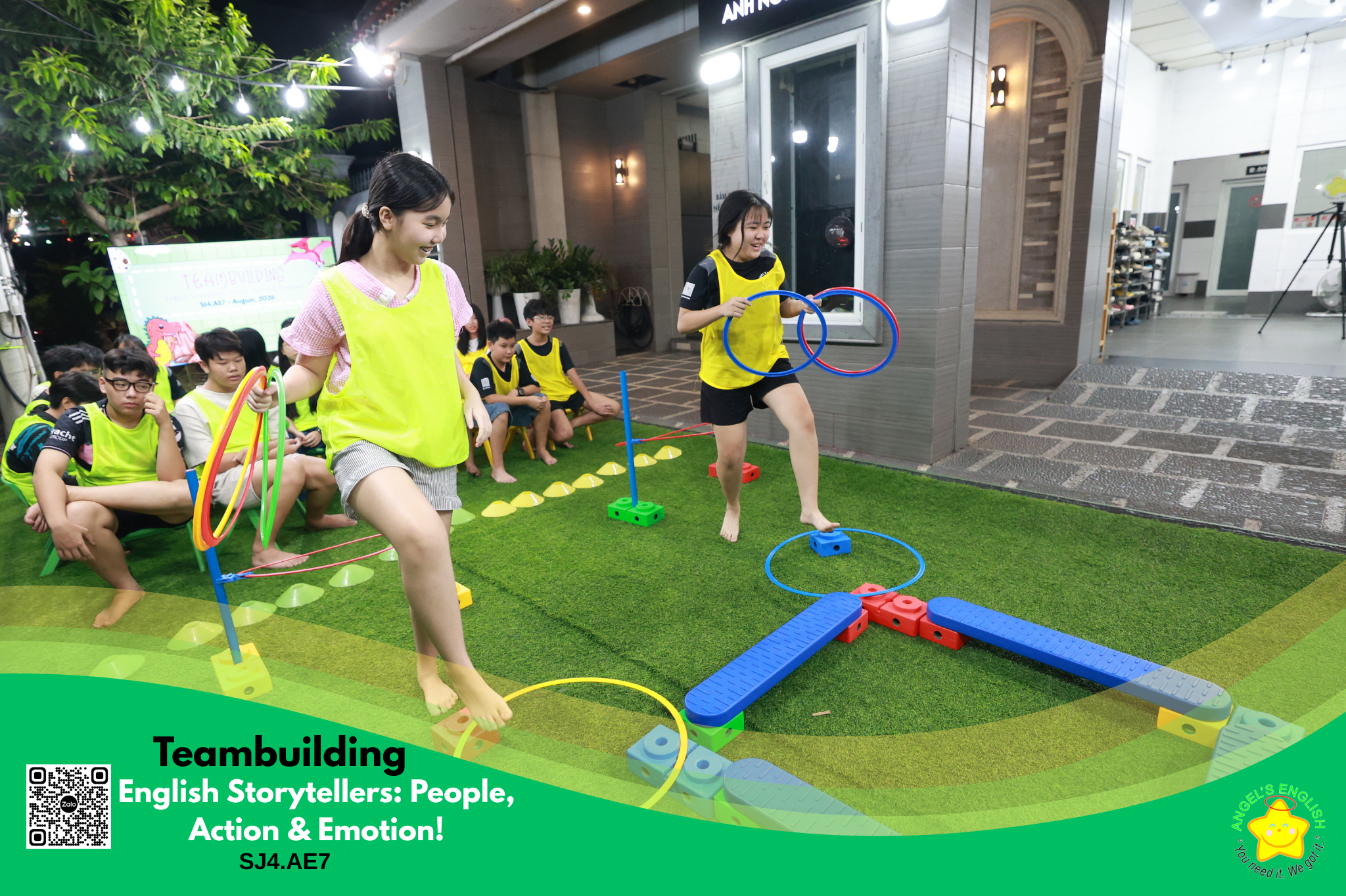TEAMBUILDING ENGLISH STORYTELLERS: PEOPLE, ACTION & EMOTION – SJ4.AE7 | 21/08/2026