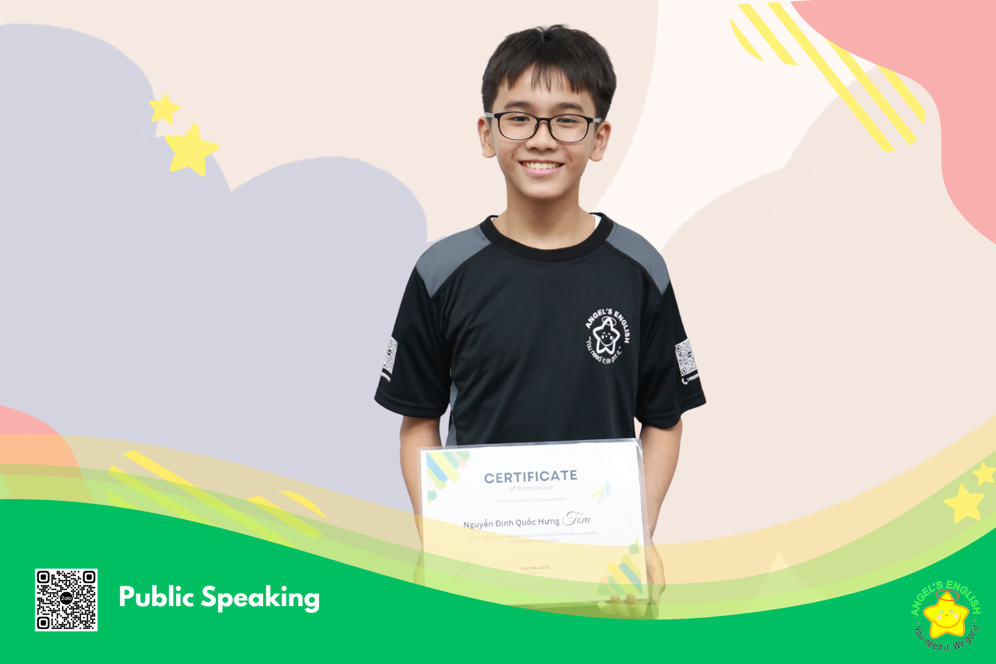 JUNIOR PUBLIC SPEAKING – DÁM NÓI, DÁM THỂ HIỆN, DÁM TỎA SÁNG