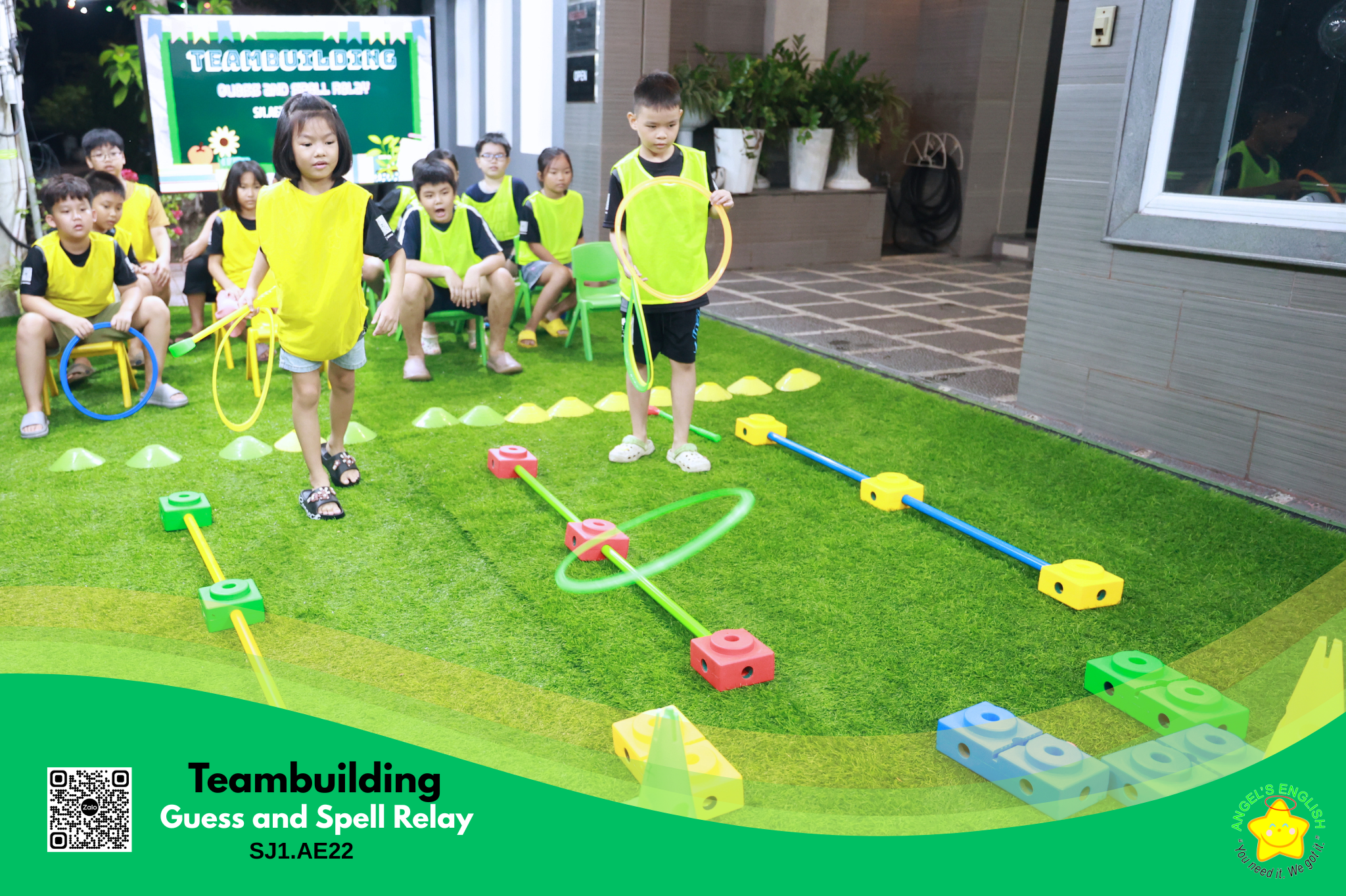 TEAMBUILDING GUESS AND SPELL RELAY LỚP SJ1.AE22 NGÀY 30/07/2026