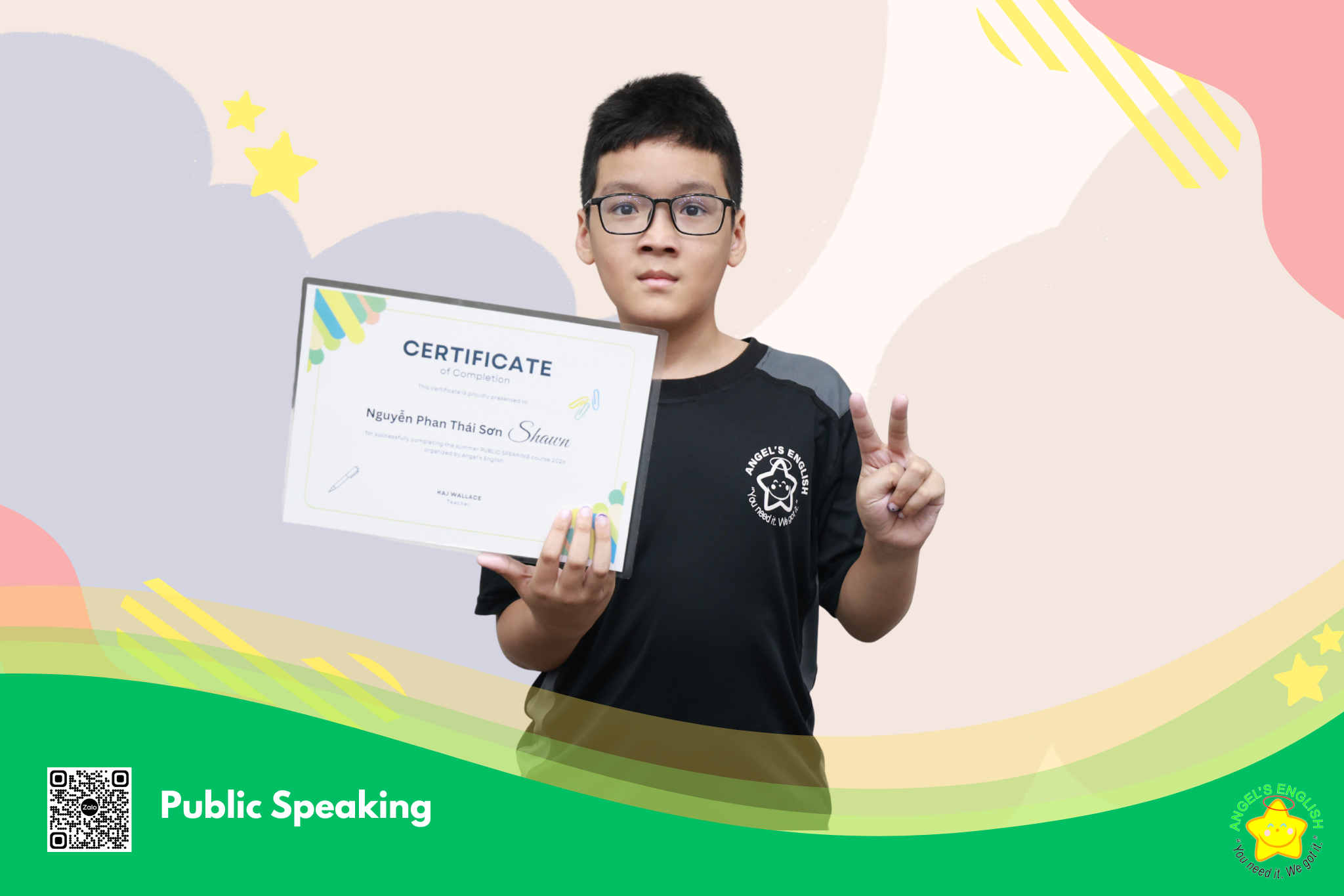 JUNIOR PUBLIC SPEAKING – DÁM NÓI, DÁM THỂ HIỆN, DÁM TỎA SÁNG
