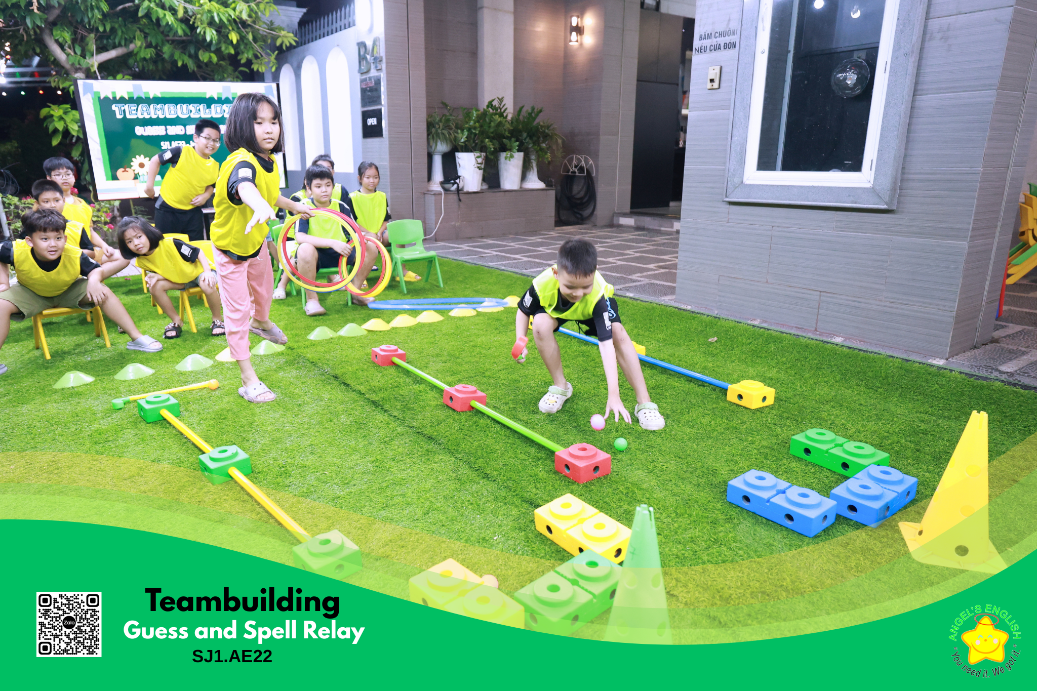 TEAMBUILDING GUESS AND SPELL RELAY LỚP SJ1.AE22 NGÀY 30/07/2026