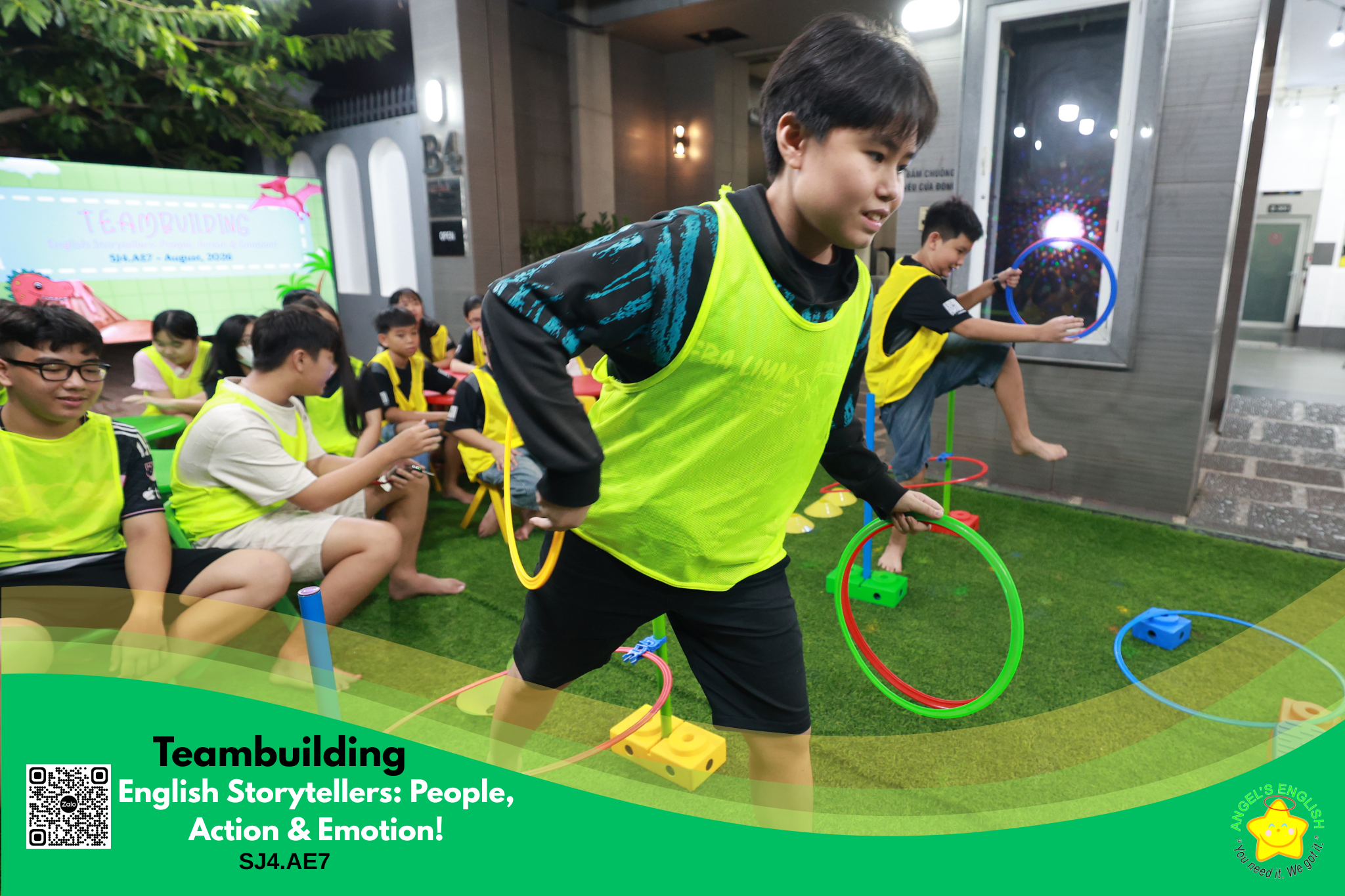 TEAMBUILDING ENGLISH STORYTELLERS: PEOPLE, ACTION & EMOTION – SJ4.AE7 | 21/08/2026