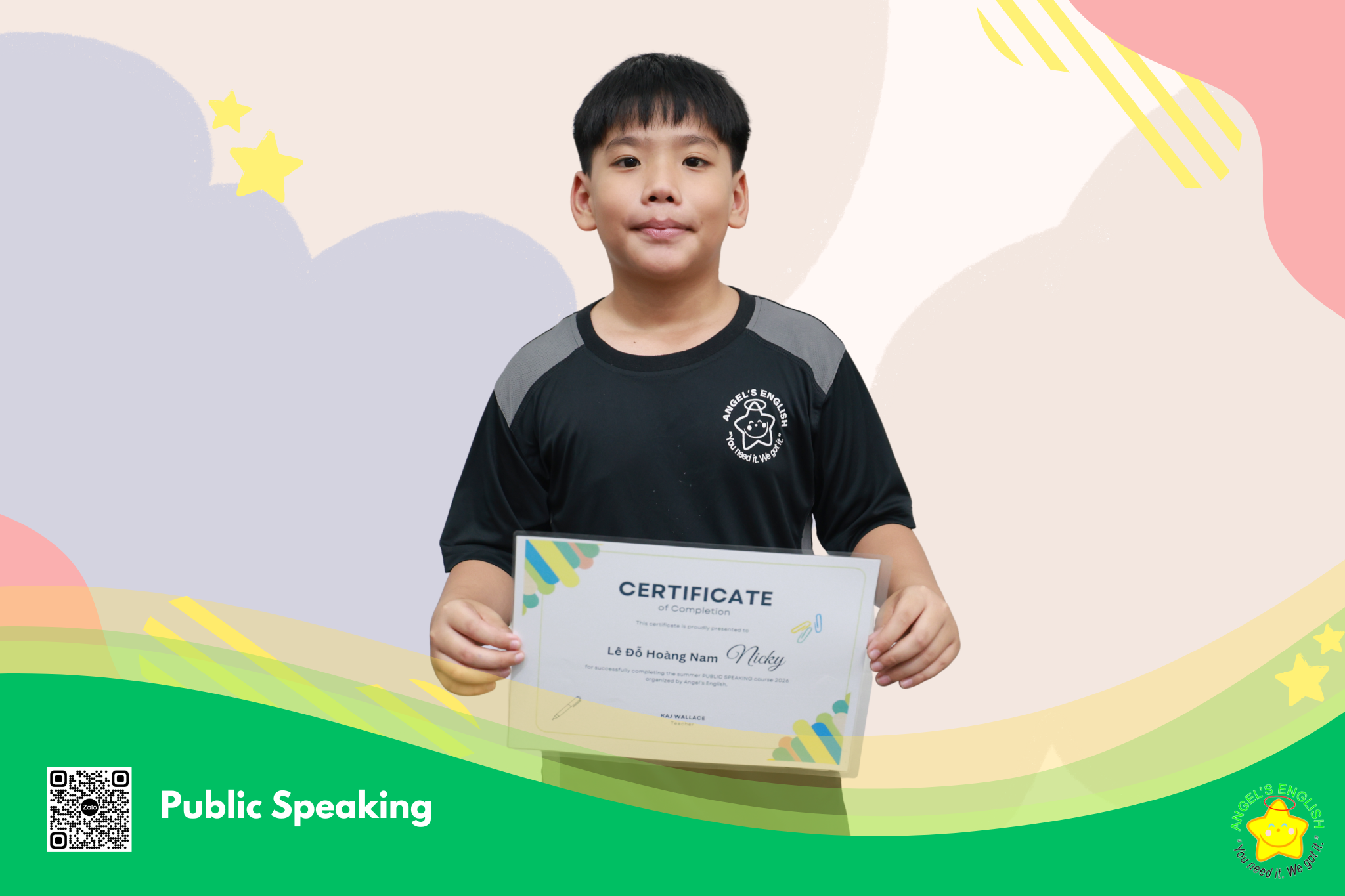 JUNIOR PUBLIC SPEAKING – DÁM NÓI, DÁM THỂ HIỆN, DÁM TỎA SÁNG