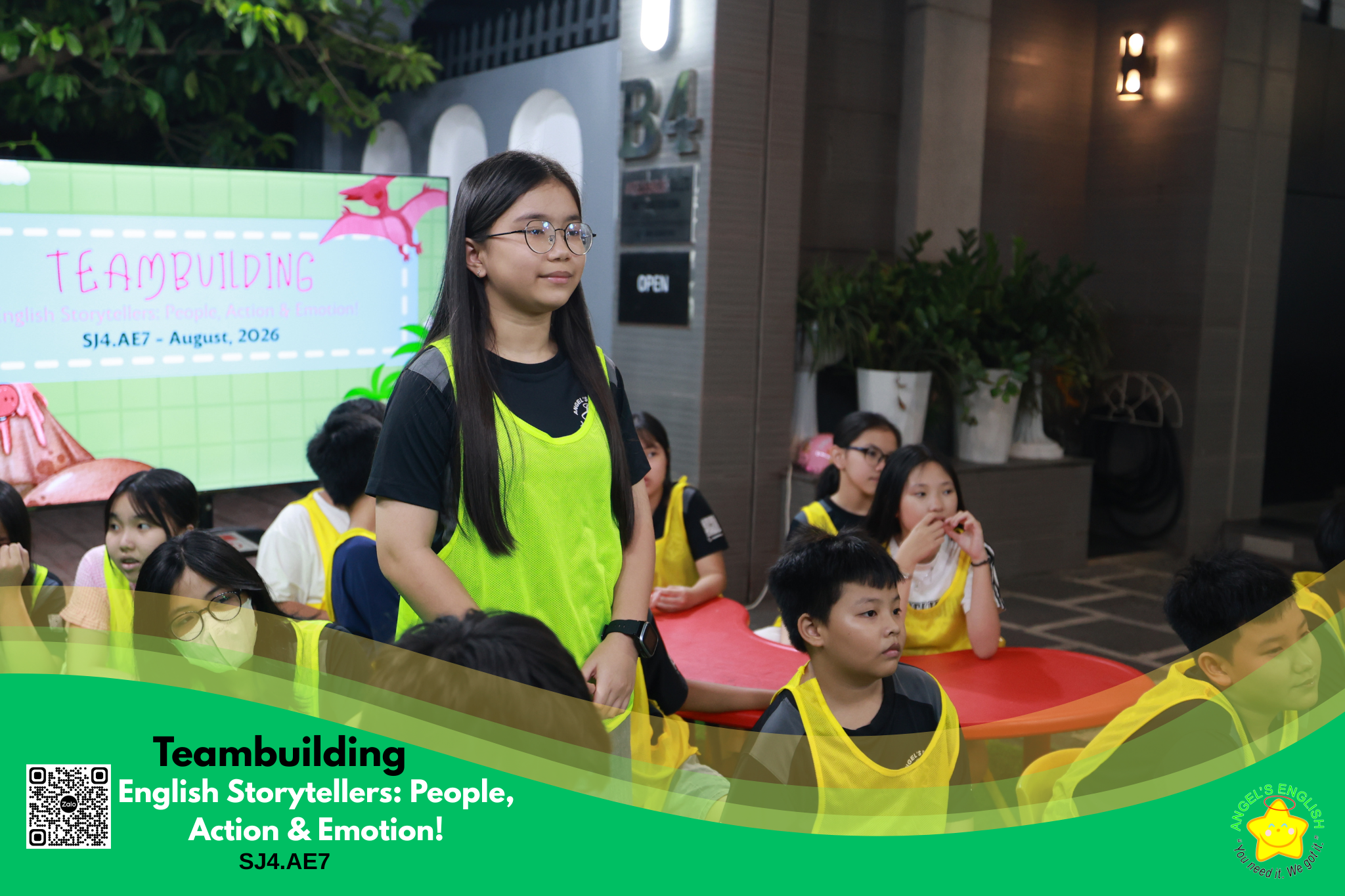 TEAMBUILDING ENGLISH STORYTELLERS: PEOPLE, ACTION & EMOTION – SJ4.AE7 | 21/08/2026