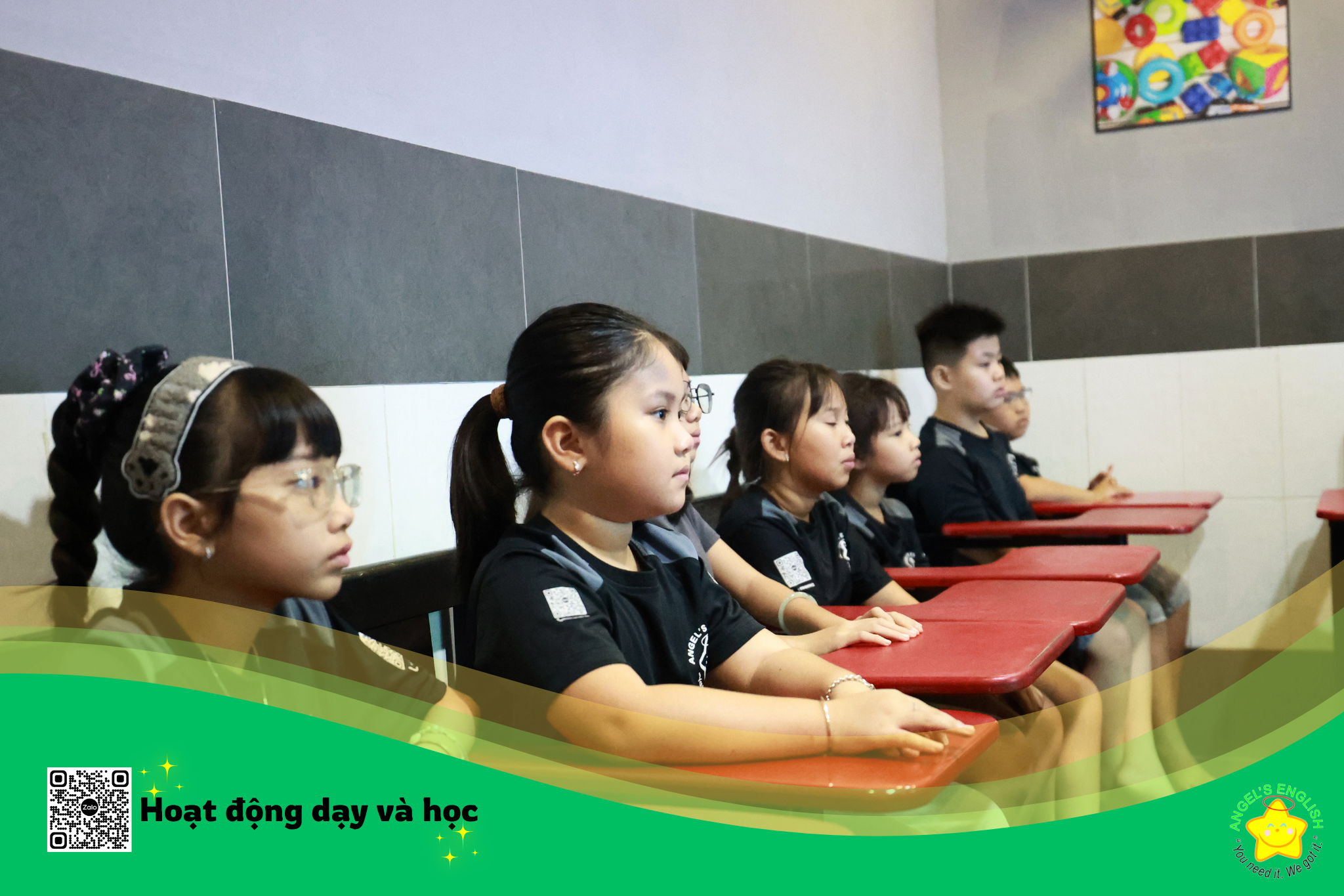 MỖI BUỔI HỌC – MỘT TRẢI NGHIỆM, MỖI NGÀY – MỘT BƯỚC TIẾN CÙNG ANGEL’S ENGLISH!