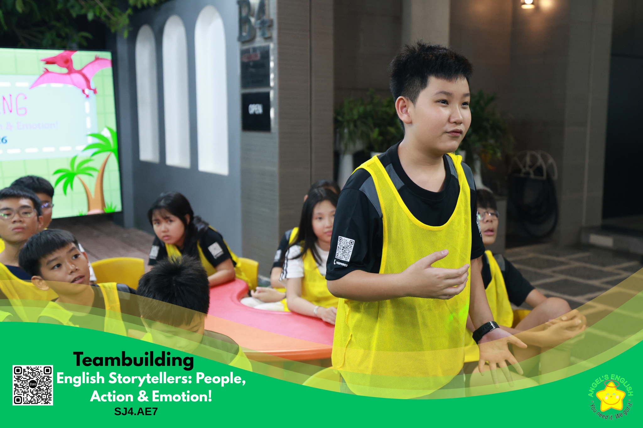 TEAMBUILDING ENGLISH STORYTELLERS: PEOPLE, ACTION & EMOTION – SJ4.AE7 | 21/08/2026