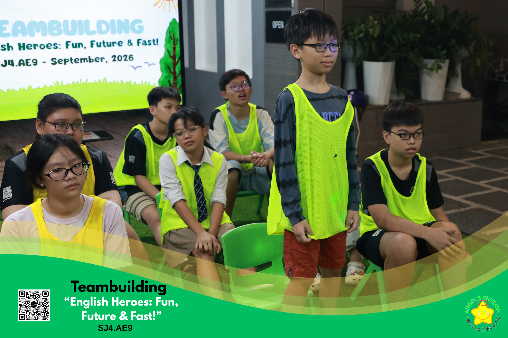 TEAMBUILDING “ENGLISH HEROES: FUN, FUTURE & FAST!” – SJ4.AE9 | 14/09/2026