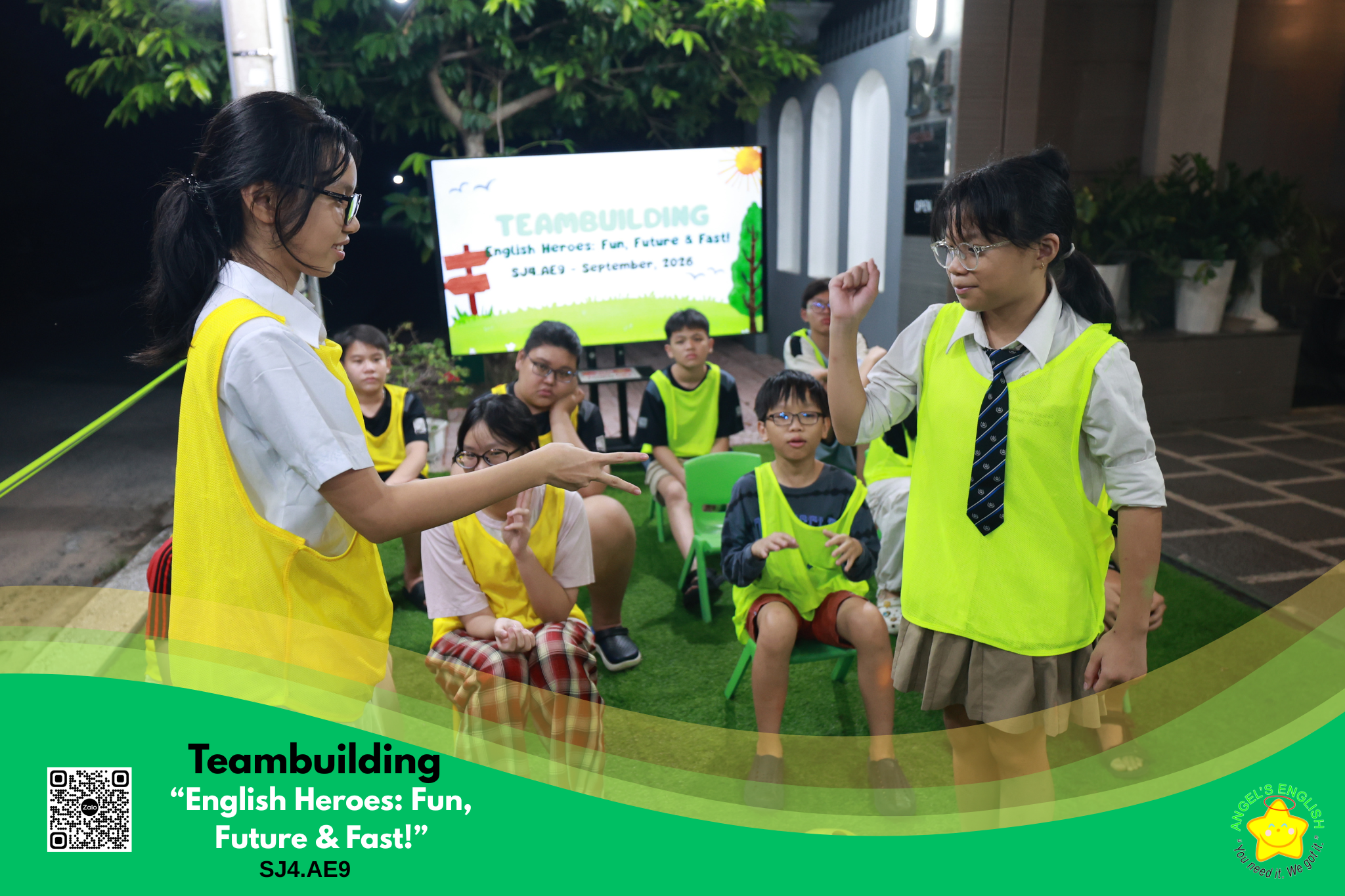 TEAMBUILDING “ENGLISH HEROES: FUN, FUTURE & FAST!” – SJ4.AE9 | 14/09/2026