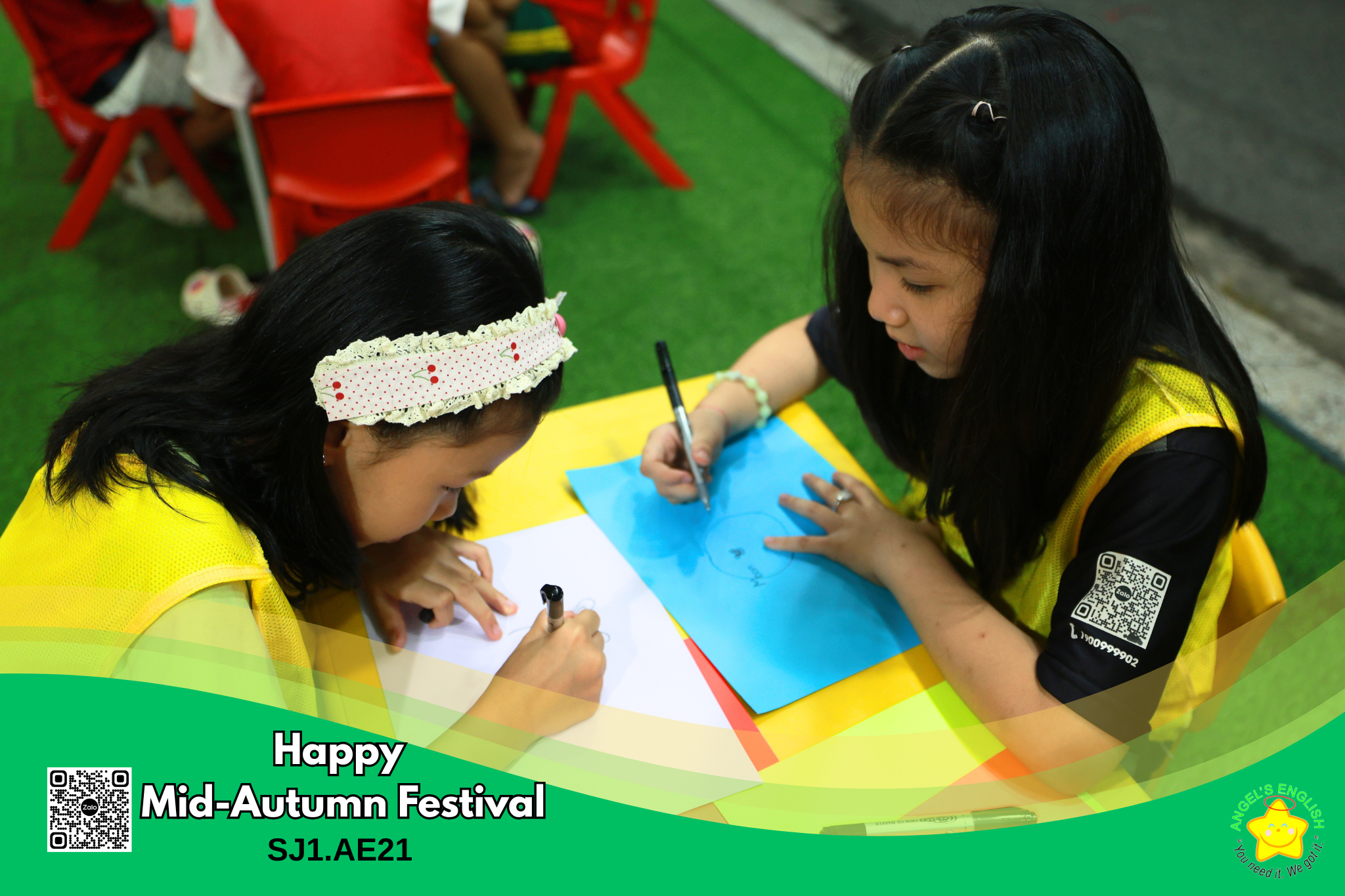 MID-AUTUMN FESTIVAL – CÙNG SJ1.AE21 TỰ TAY LÀM NHỮNG CHIẾC LỒNG ĐÈN TẠI ANGEL’S ENGLISH