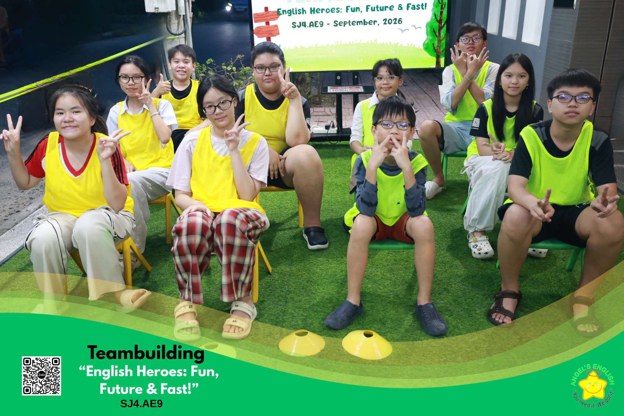 TEAMBUILDING “ENGLISH HEROES: FUN, FUTURE & FAST!” – SJ4.AE9 | 14/09/2026
