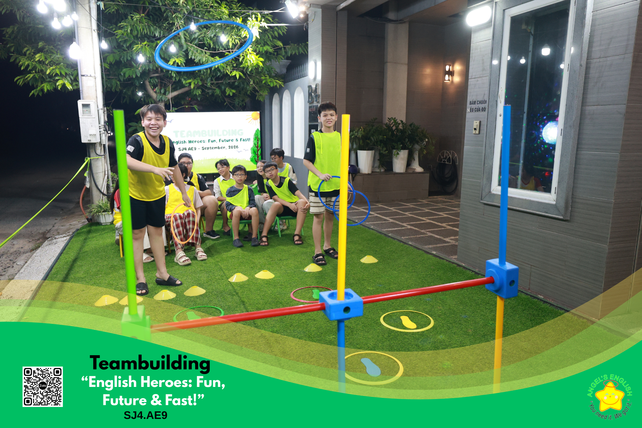 TEAMBUILDING “ENGLISH HEROES: FUN, FUTURE & FAST!” – SJ4.AE9 | 14/09/2026