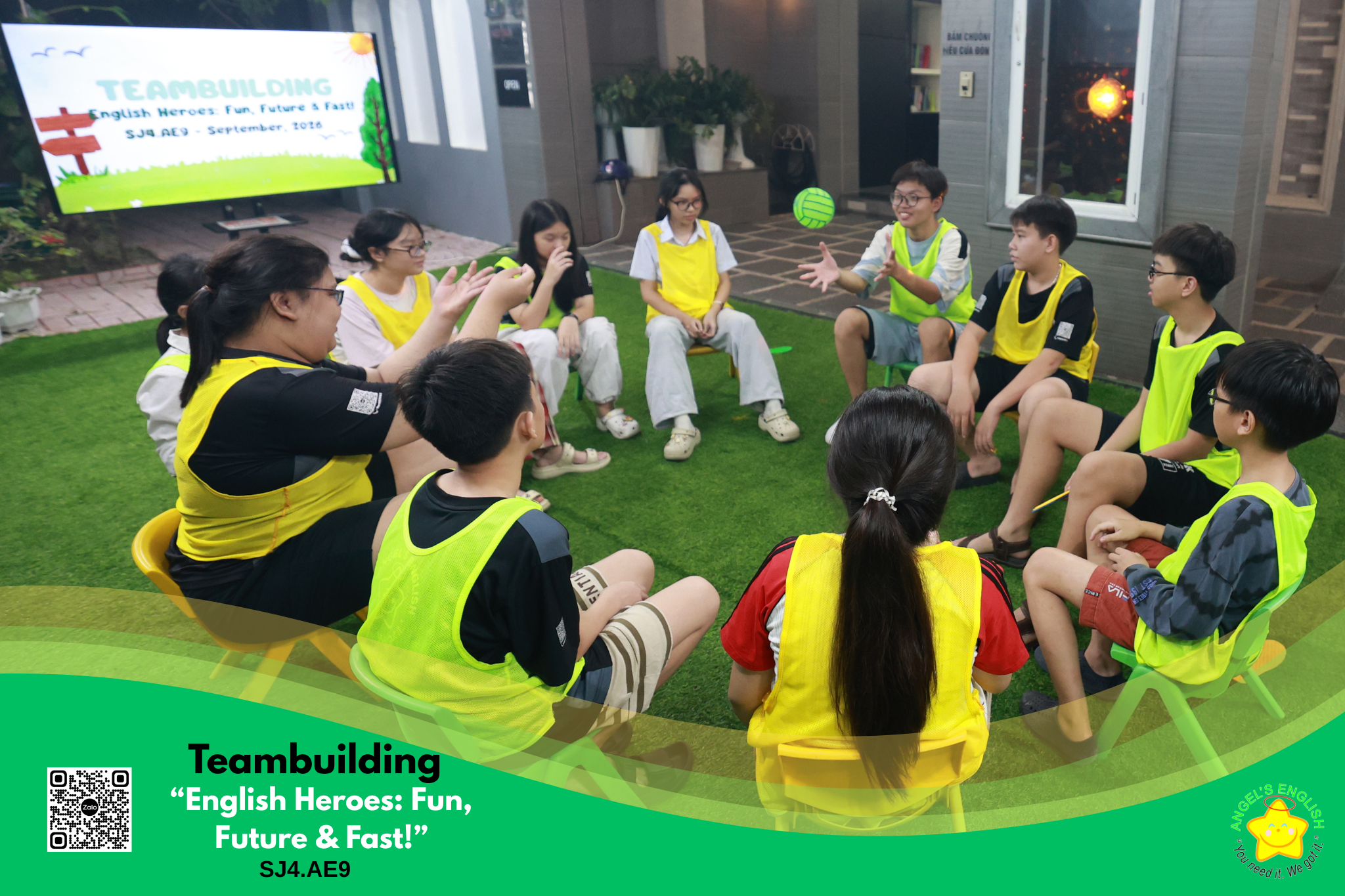 TEAMBUILDING “ENGLISH HEROES: FUN, FUTURE & FAST!” – SJ4.AE9 | 14/09/2026