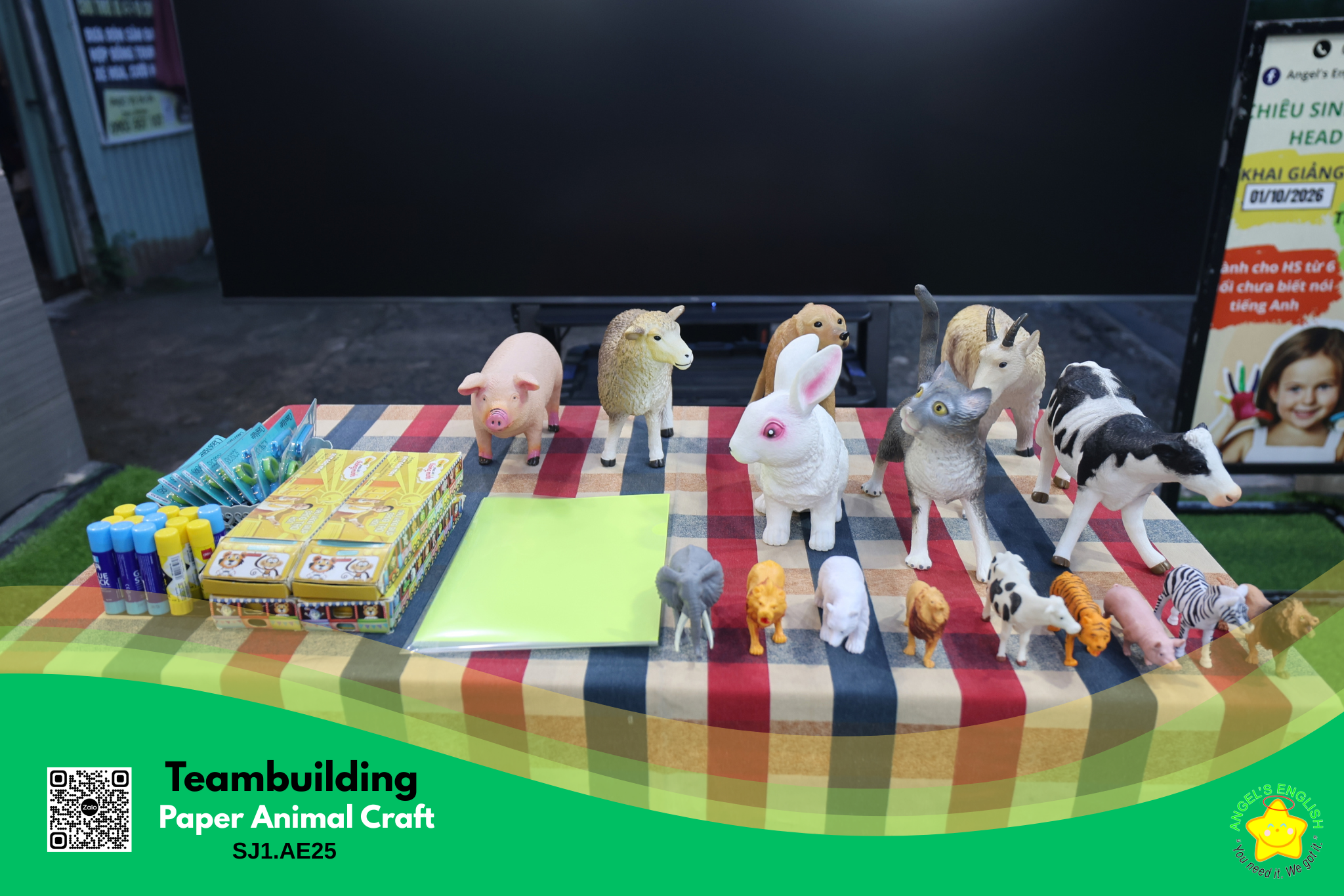 TEAMBUILDING PAPER ANIMAL CRAFT – SJ1.AE25 | 03/10/2026