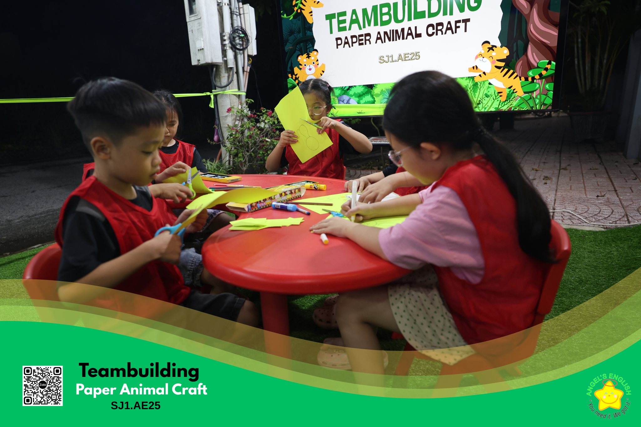 TEAMBUILDING PAPER ANIMAL CRAFT – SJ1.AE25 | 03/10/2026
